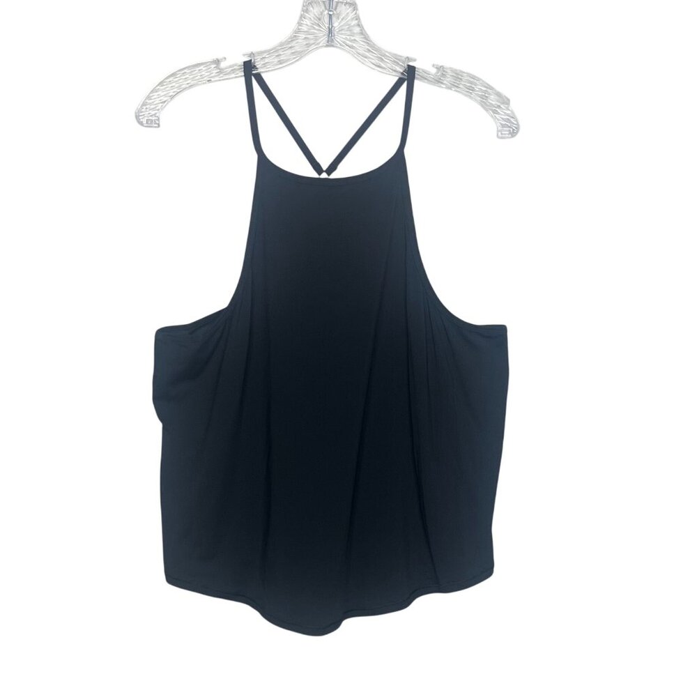 All In Motion Sleeveless Tank Top Large Black New Activewear Gym Strappy